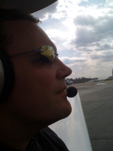 Flying is sometimes serious