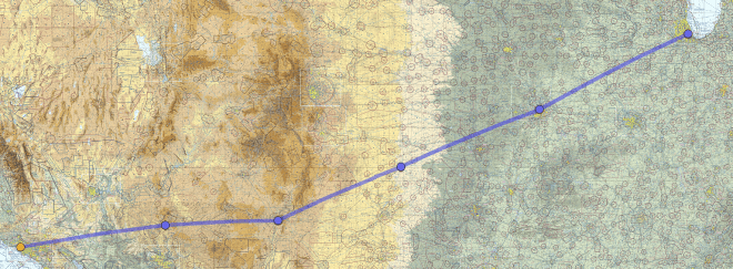 Santa Monica, California to Midway Airport in Chicago, Illinois